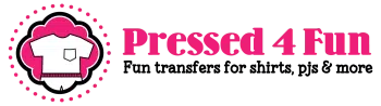 Pressed 4 Fun Logo Transfers